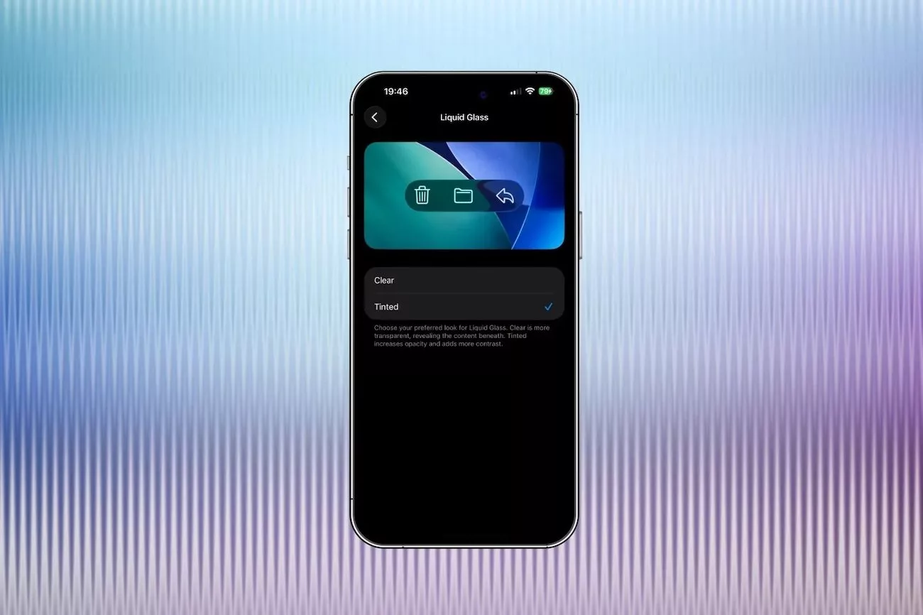 اپل گزینه کاهش حالت شیشه‌ای را در iOS 26.1 ارائه می‌کند